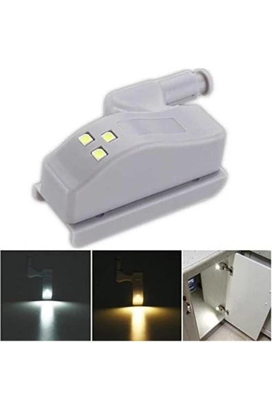 Pazariz Gardrop Dolap Içi Led Aydınlatıcı Menteşe Işığı ürün görseli 1