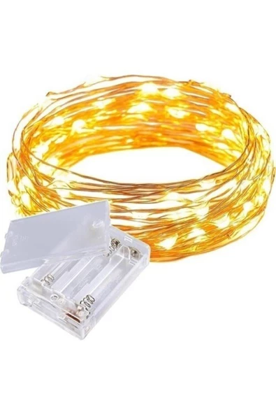 Pazariz Ld-007-g Gün Işığı 3 Mt Pilli Peri Led ürün görseli 1