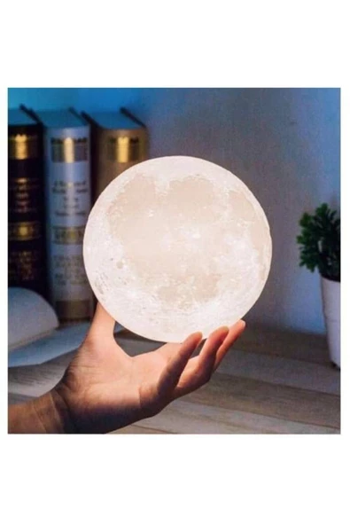 Pazariz Dekoratif 3d Ay Gece Lambası - Resim 2