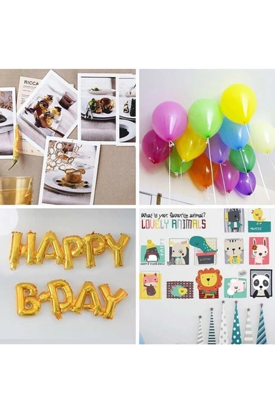 Pazariz Sticker Damla Model Çift Taraflı Yapışkan Balon Yapıştırıcısı- ürün görseli 1