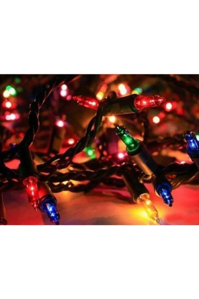 Pazariz 100 Ledli 8 Fonksiyonlu Peri Led Yılbaşı Kamp Parti Lambası (10m Rgb) ürün görseli 1