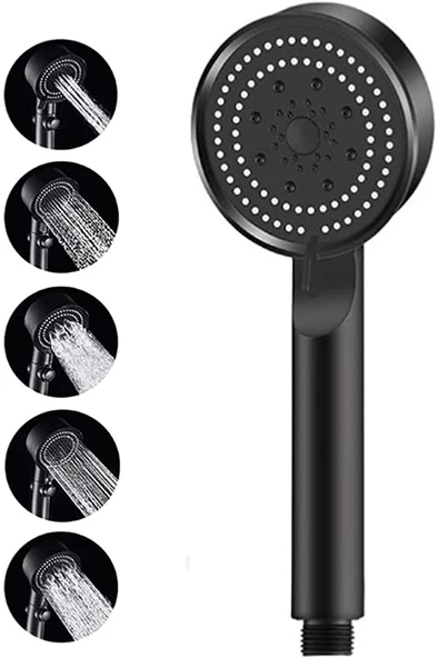 Pazariz Turbo Fan Lite El Duşu , Siyah Banyo Düzenleyici ürün görseli 1