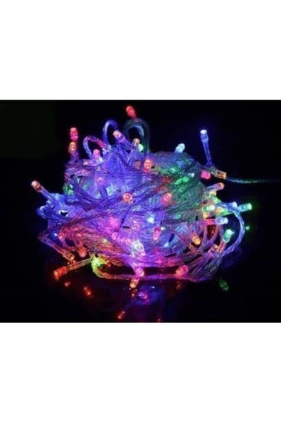 Pazariz 10 Metre 100 Led Çok Renkli Dekor Lambası ürün görseli 1