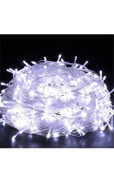 Pazariz 10 Metre 100 Led Beyaz Renk Süs Işık ürün görseli 1