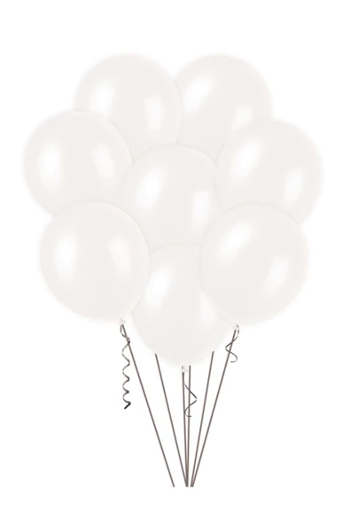 Pazariz Balon 100 Adet - Beyaz ürün görseli 1