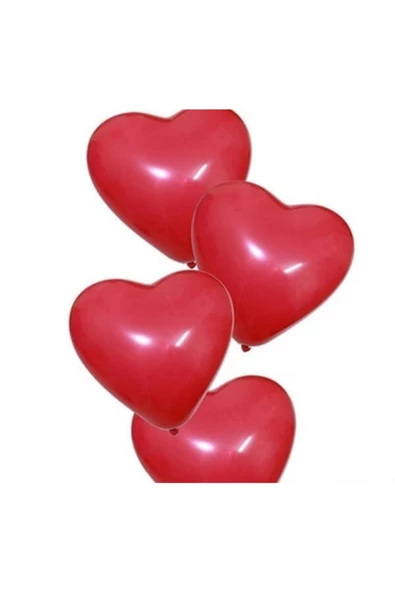 Pazariz Balon Kalpli Kırmızı 100 Adet ürün görseli 1