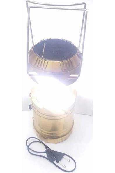 Pazariz Solar Kamp Lambası 6 Led , Usb - Resim 2