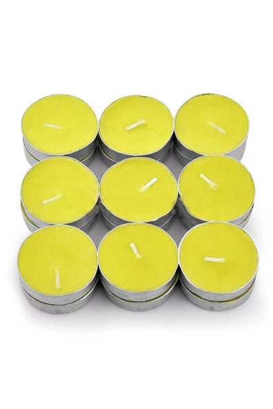 Pazariz Sarı Tealight Mum 10 Adet ürün görseli 1