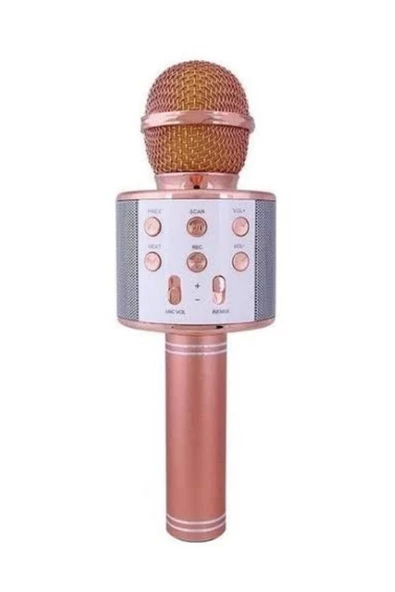 Pazariz Evr Krk 02 Karaoke Mikrofon Rose Gold ürün görseli 1