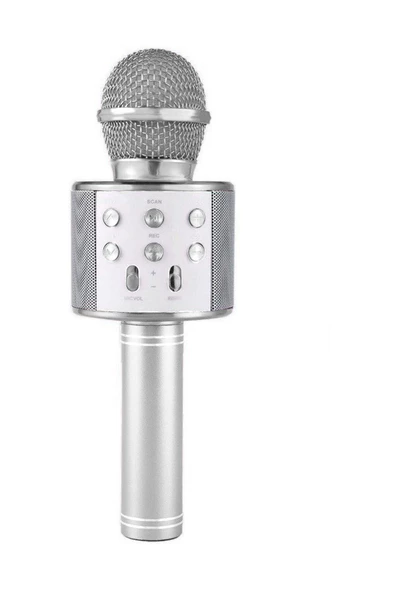 Pazariz Karaoke Mikrofon Dahili Hoparlörlü Usb Flash Destekli ürün görseli 1