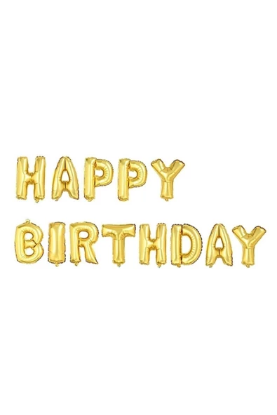 Pazariz Happy Birthday Folyo Balon Seti- ürün görseli 1