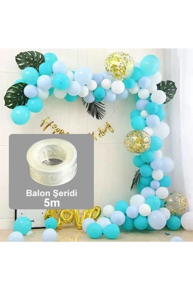Pazariz Balon Zincir Yapma Aparatı Balon Kemeri Balon Şerit Aparatı 5 Metre ürün görseli 1