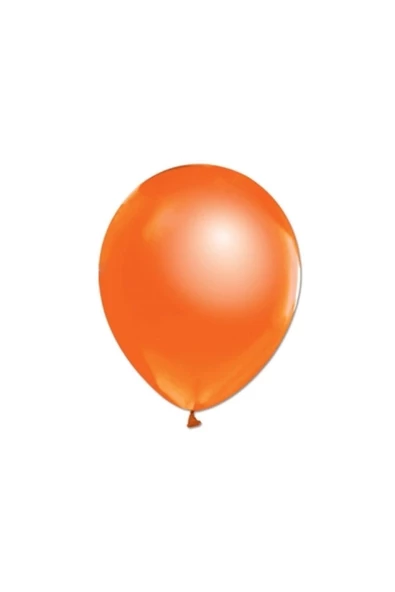 Pazariz Metalik Balon Turuncu Renk 100 Adet ürün görseli 1