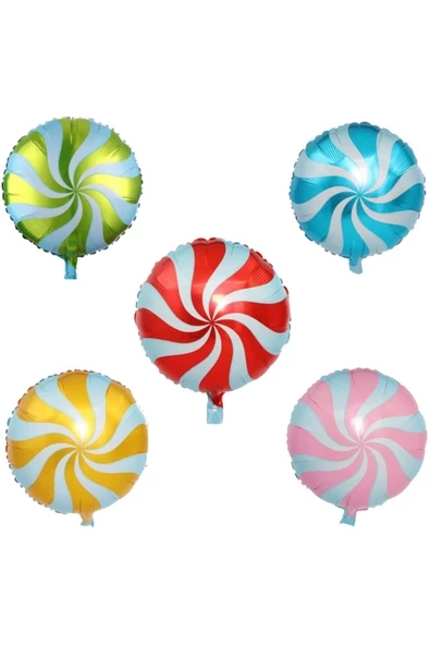 Pazariz Fırsat Ayı Balon Folyo Balon Lolipop 18ınç (45cm) 5 Adet ürün görseli 1