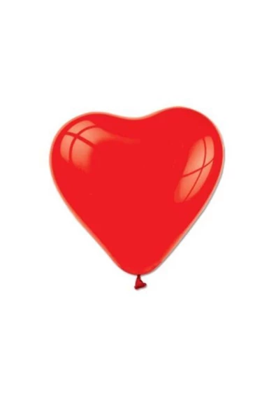 Pazariz Kalp Balon Kırmızı 20 Adet ürün görseli 1