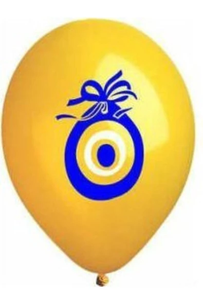 Pazariz Fırsat Ayı Nazar Boncuğu Desenli Balon - 100 Adet ürün görseli 1