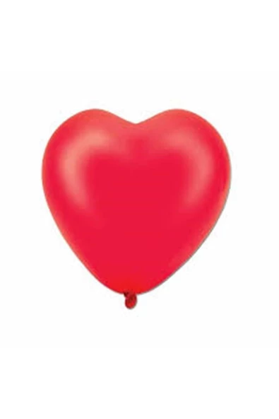 Pazariz Sevgiliye Kalpli Balon Kırmızı 100 Adet (12 İNÇ-30 CM) ürün görseli 1