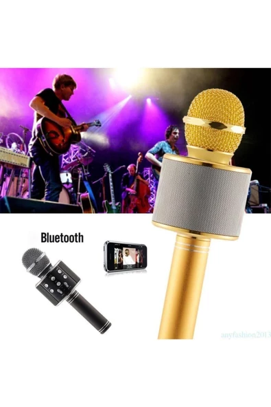 Pazariz Ws 858 Karaoke Mikrofon Bluetooth Hoparlör ürün görseli 1
