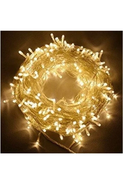 Pazariz 5mt Peri Günışığı 50 Led Pilli Noel Parti Yılbaşı Ağaç Dekor Aydınlatma Lamba Animasyonlu Süsleme ürün görseli 1