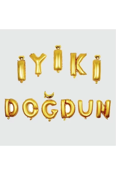 Pazariz Marka: Iyiki Doğdun Set Folyo Balon 30*40 (16 Inch) Kategori: Balon ürün görseli 1