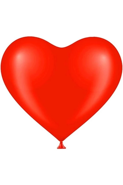 Pazariz Kalp Balon Kırmızı 10 Lu ürün görseli 1