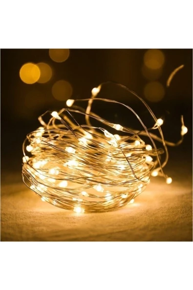 Pazariz 3mt Peri Günışığı 30 Led Pilli Noel Parti Yılbaşı Ağaç Dekor Aydınlatma Lamba Animasyonlu Süsleme ürün görseli 1
