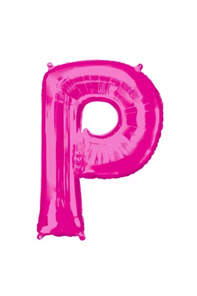 Pazariz Fırsat Ayı 1 Metre Pembe P Harfi Folyo Harf Balon Pembe Folyo Balon Harf Balon Uygun Folyo Özel ürün görseli 1