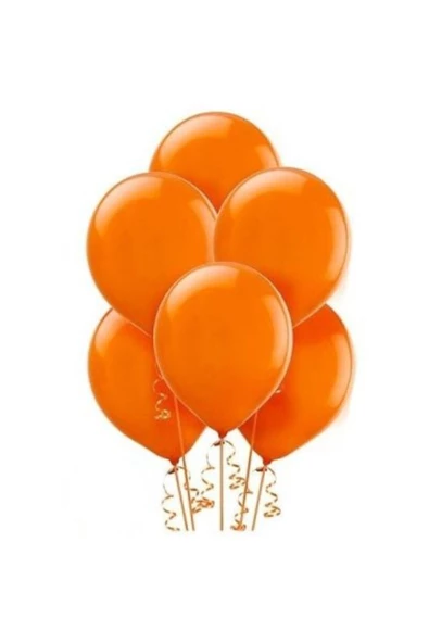 Pazariz Metalik Turuncu Balon 12 Inch 10 Adet ürün görseli 1
