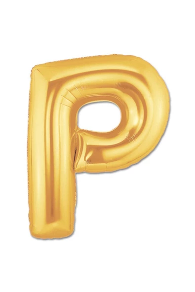 Pazariz P Harf Folyo Balon Altın Renk 40 Inç ürün görseli 1