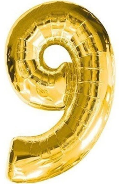 Pazariz Fırsat Ayı gold Folyo Balon 9 Rakamı ürün görseli 1