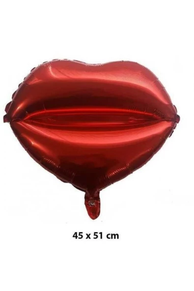 Pazariz Fırsat Ayı Dudak Folyo Balon 45x51cm ürün görseli 1