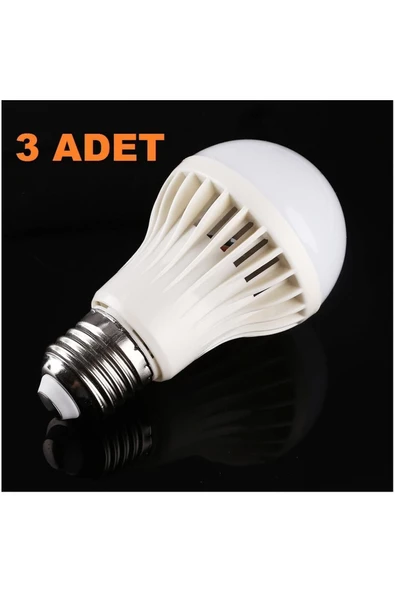 Pazariz 9w Enerji Tasarruflu Led Ampul ( 3 Adet ) ürün görseli 1
