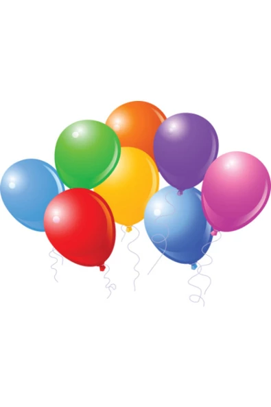 Pazariz Renkli Balon – 100 Adet ürün görseli 1