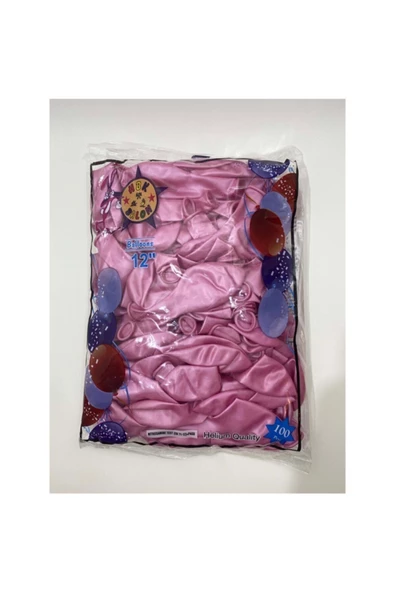 Pazariz Fırsat Ayı Balon - Pembe Metalik Balon - 100 Adet ürün görseli 1