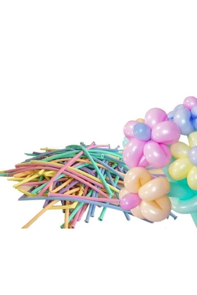 Pazariz Makaron Sosis Balon 100'lü ürün görseli 1