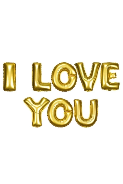 Pazariz I Love You O Balon Seti ürün görseli 1