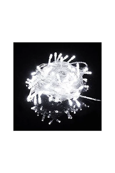Pazariz 10 mt Rgb 100 Led Fişli Noel Parti Yılbaşı Ağaç Dekoratif Aydınlatma Lambası Animasyonlu Süsleme ürün görseli 1