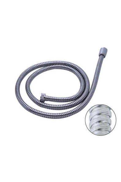 Pazariz Kopmaz Kırılmaz Spiral Banyo Duş Hortumu 150 Cm. ürün görseli 1