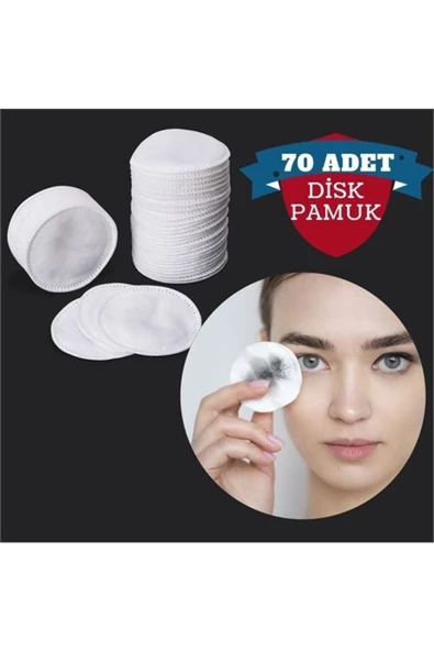 Pazariz 70 Adet Kozmetik Disk Pamuk ürün görseli 1