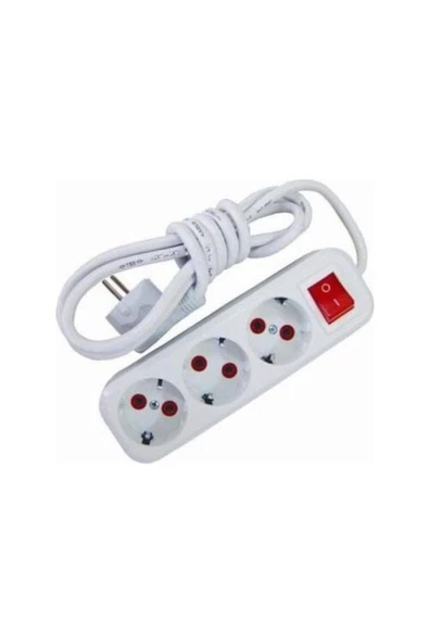 Pazariz 15w Led Ampul + 3 Metre Uzatmalı Anahtarlı 3lü Priz Set ürün görseli 1