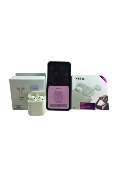Pazariz X6s Tws 5.0 Bluetooth Kulaklık Kapak Açılınca Otomatik Eşleşme ürün görseli 1