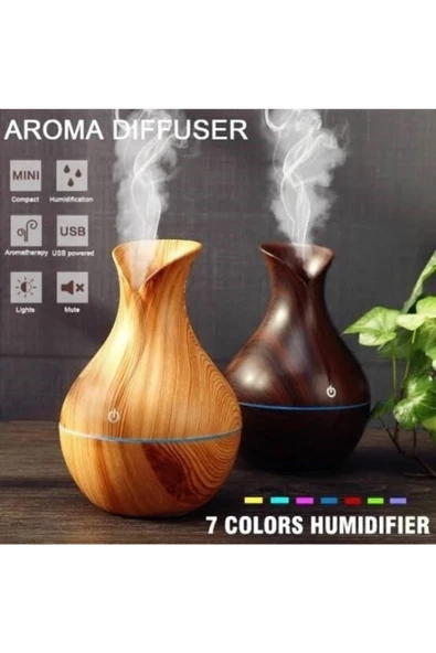 Pazariz Fırsat Ayı Dekoratif Aromatherapy Spa Hava Nemlendirici Ultrasonik Iyonizer 7 Renk Buhar Makinesi ürün görseli 1
