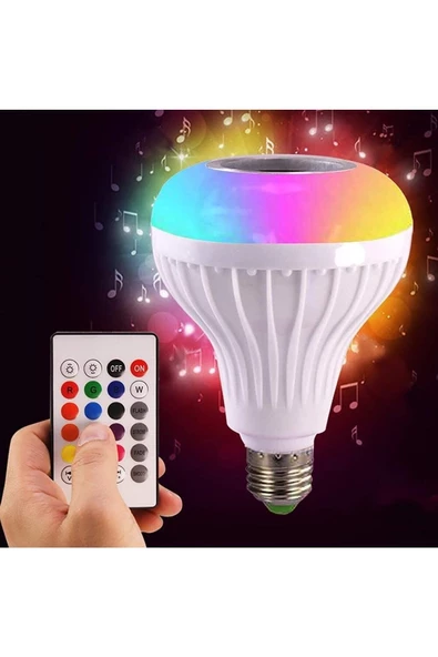 Pazariz Ampul Şeklinde Bluetooth Hoparlör - Resim 2