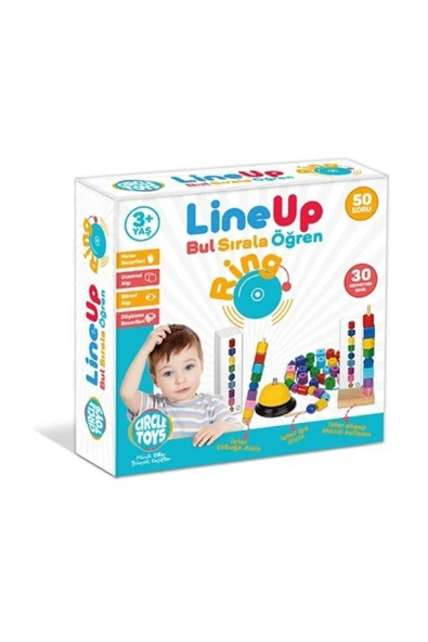 Pazariz Line Up Ring Bul Sırala Öğren 50 Soru 30 Şekil Eğitim Seti ürün görseli 1
