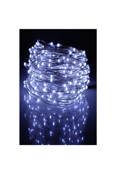 Pazariz 10 Metre Pilli Peri Led- Dekoratif Led Işık- Yılbaşı Aydınlatma Beyaz ürün görseli 1
