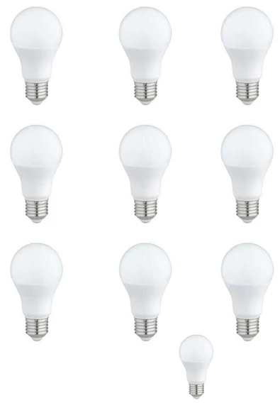Pazariz Led Ampul 12 Watt Beyaz Işık Aydınlatma Lambası 10 Ad ürün görseli 1