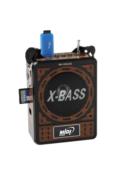 Pazariz Pazarız Everton Rt-830 Portatif Seyyar Amfi Mp3 Çalar Fm Radyo Fener ürün görseli 1