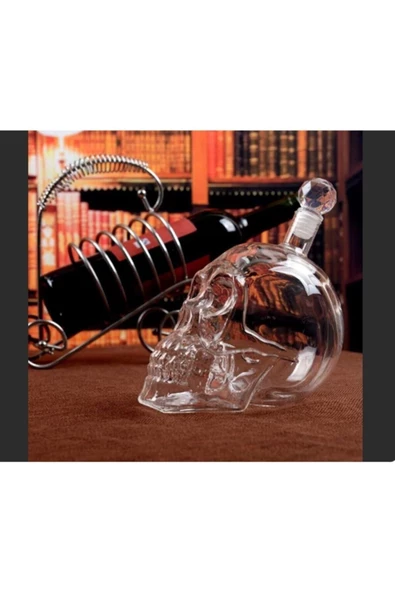 Pazariz Pazarız Kuru Kafa Tasarım Şişe Kristal Kesim 550 ml ürün görseli 1