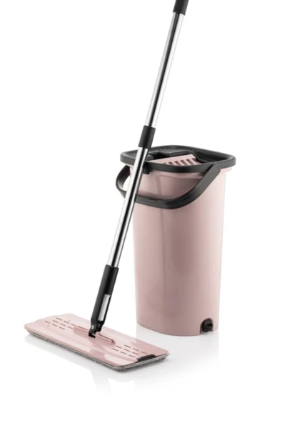 Pazariz Magic Flat Mop Yer Duvar Silme Microfiber Paspas Temizlik Seti + 10 Adet Bez ürün görseli 1