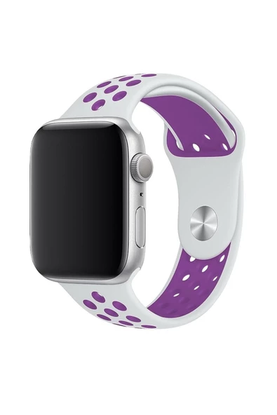 Pazariz Watch Uyumlu 42-44-45 Mm Bileklik Spor Band Delikli Kordon ürün görseli 1